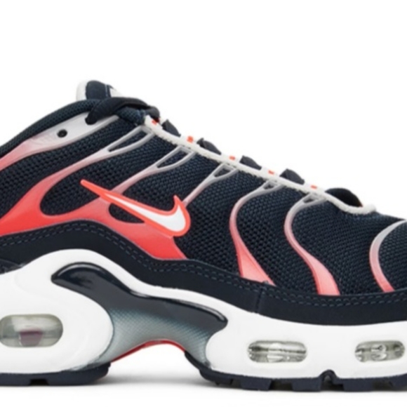 Nike  Black & Red Air Max Plus big Shoes size:kid6.5/Women8.5 new - Picture 5 of 10